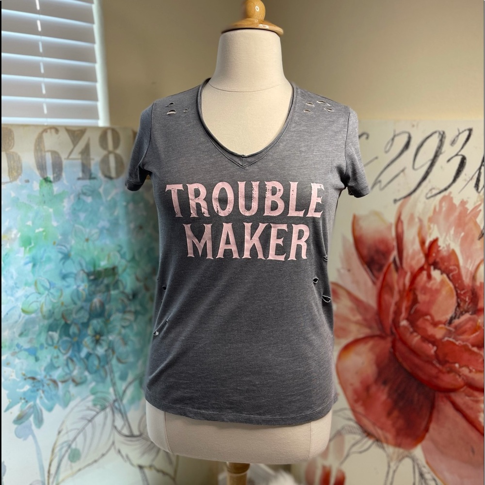 NWT Grayson Threads distressed graphic T-shirt